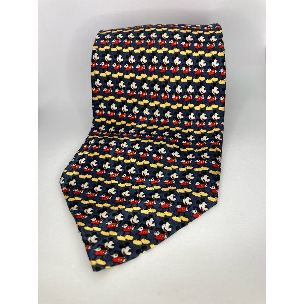 Mickey Mouse Tie, 60”, Disney, Silk, Necktie, Formal, Novelty, Fun, Cartoon